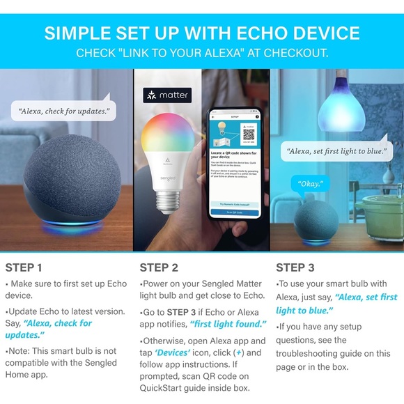 Sengled Multicolor LED Smart Light Bulb - Picture 3 of 4